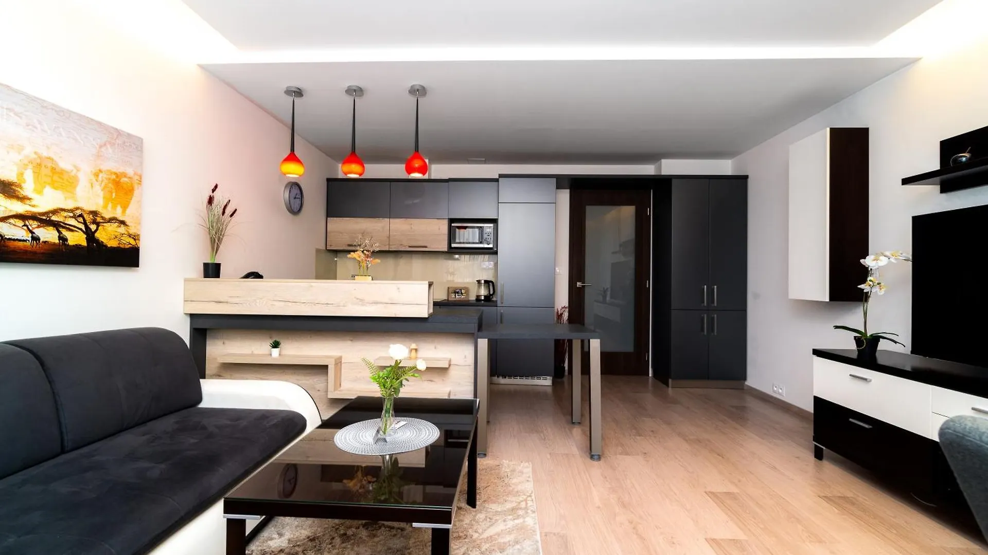 Bnb New Beautiful Apartment In The Center Of Ostrava With Option Garage Parking